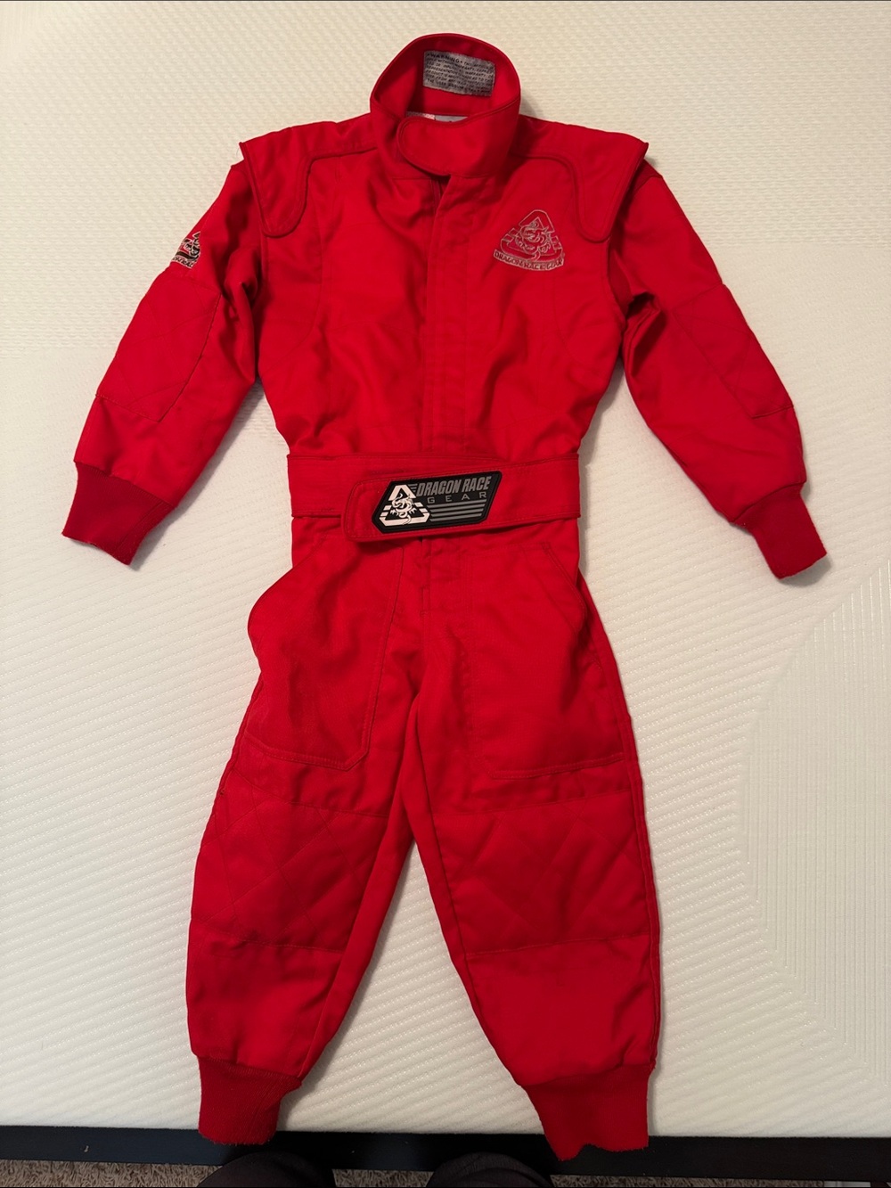 Kids Dragon Race Gear Red Racing Suit -